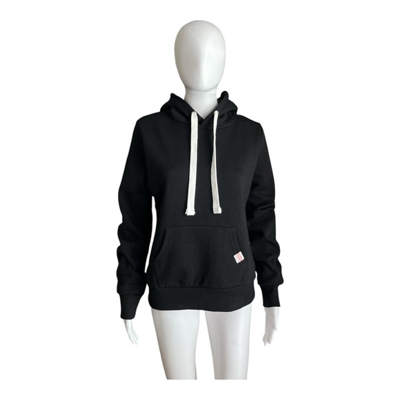 Reflex Black Hoodie with White Drawstrings Size M - Picture 1 of 5